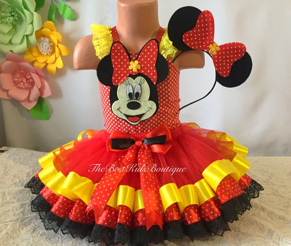 red minnie mouse tutu