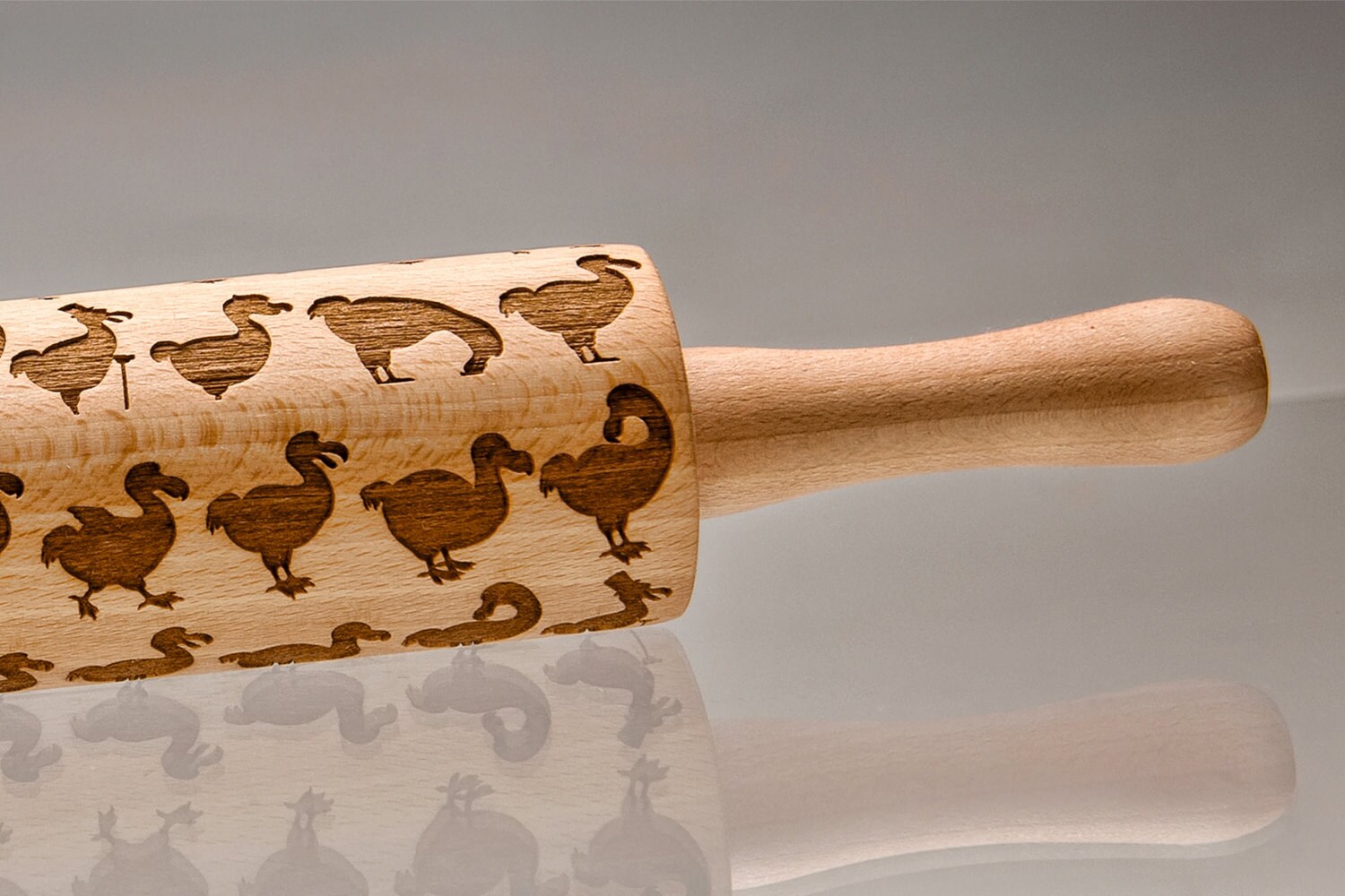 Engraved RollingPin Embossed Rolling Pin Wooden Patterned Etsy