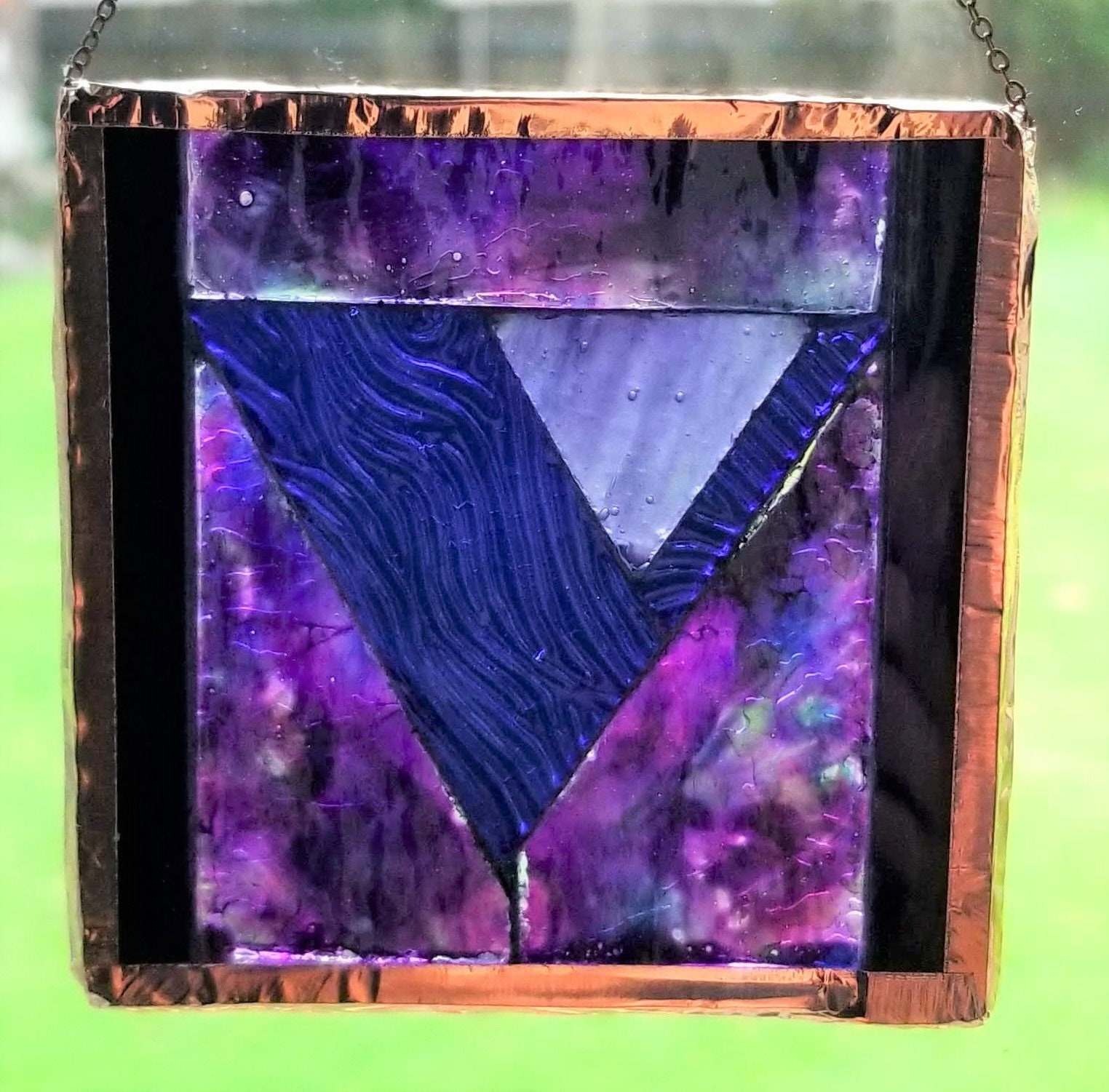 Stained Glass Mosaic Suncatcher Made to Order Etsy