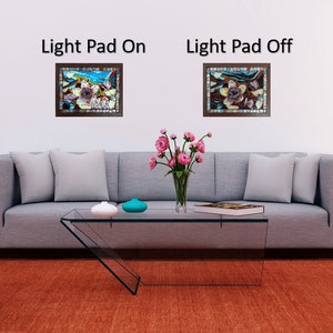Cherry Blossom Stained Glass Mosaic Art Illumosaic Lighted Wall Hanging ...
