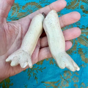 Plaster Kewpie Arms | 1920's | Set of Two | 3.5" | Antique