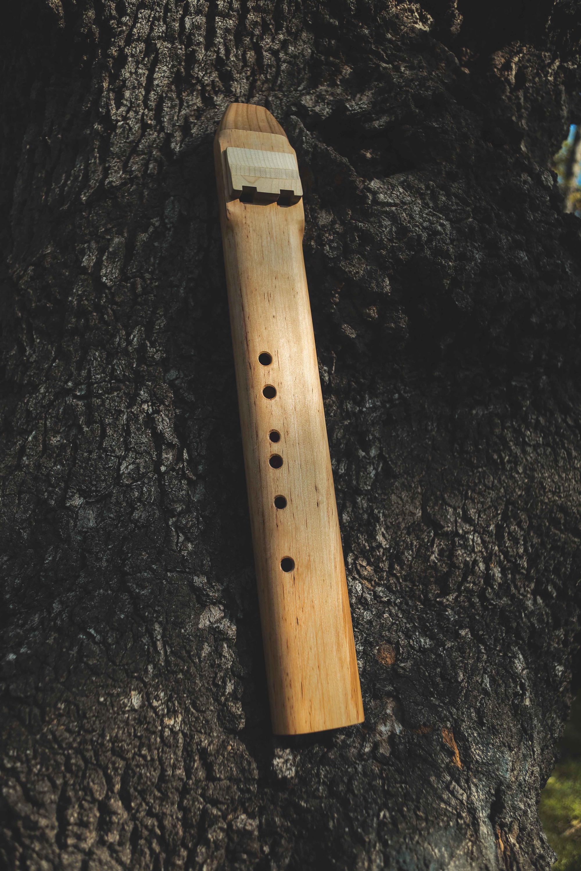 Flauto Doppio Drone Nativi Americani In Legno Di Bambù, Chiave A 432 Hz - Nuovo, Da Argentina