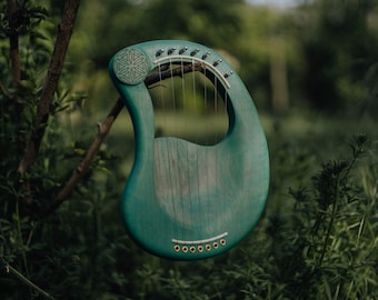 Pocket lyre 7 strings / lyreharp / simple lyre / Handmade Lyre Harp