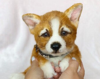 Chiot Realiste Welsh Corgi Pembroke Kelly Ooak Fait Main Etsy