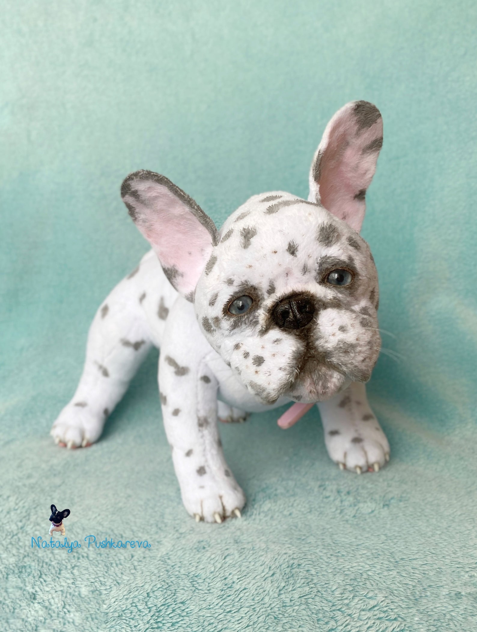 Realistic toy French Bulldog puppy/dog 114 in29cm MAKE TO Etsy