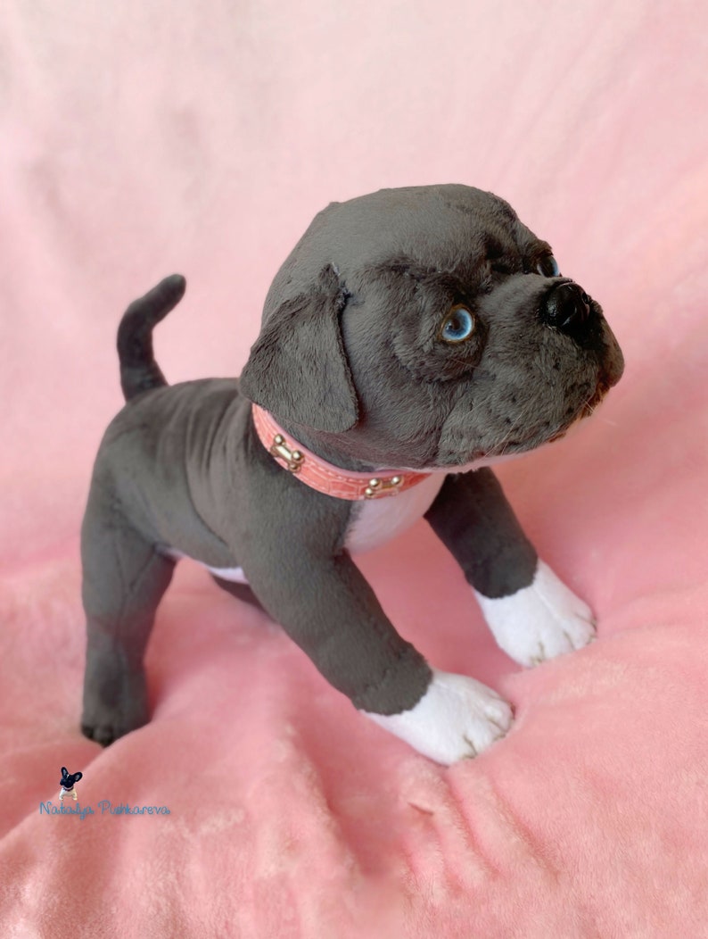 Realistic toy american pit bull terrier Dog/ puppy 118in Etsy