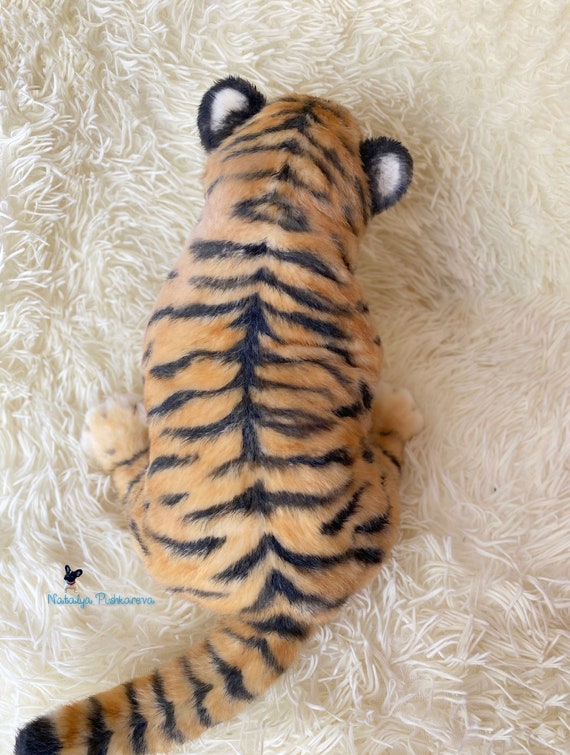 Bebe Tigre Jouet Realiste 134in34cm Fait Sur Commande Etsy