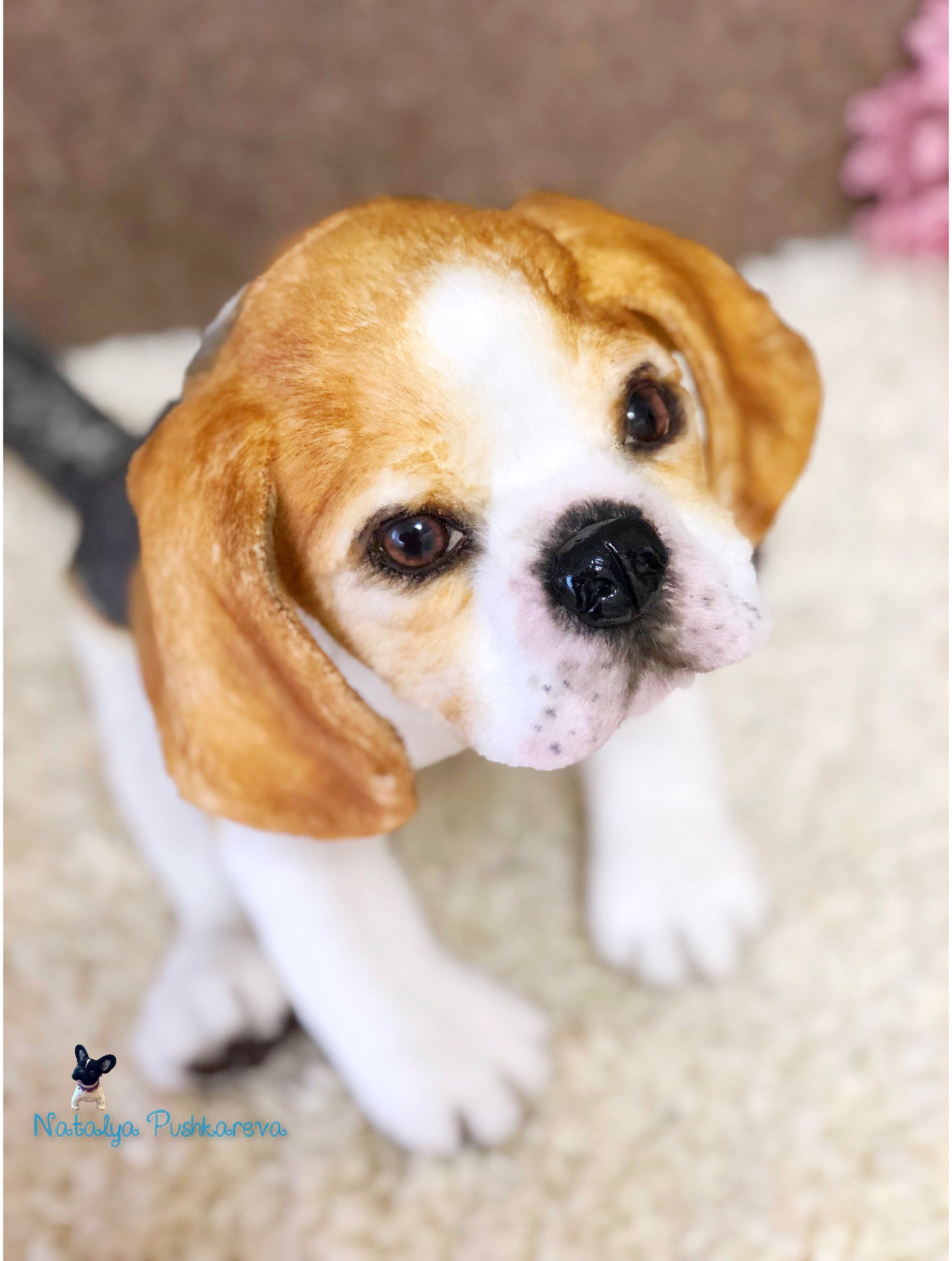 Realistic toy beagle puppy/dog 13 in33 cm MADE TO ORDER Etsy