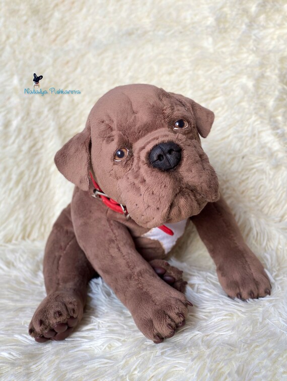 cane corso plush toy