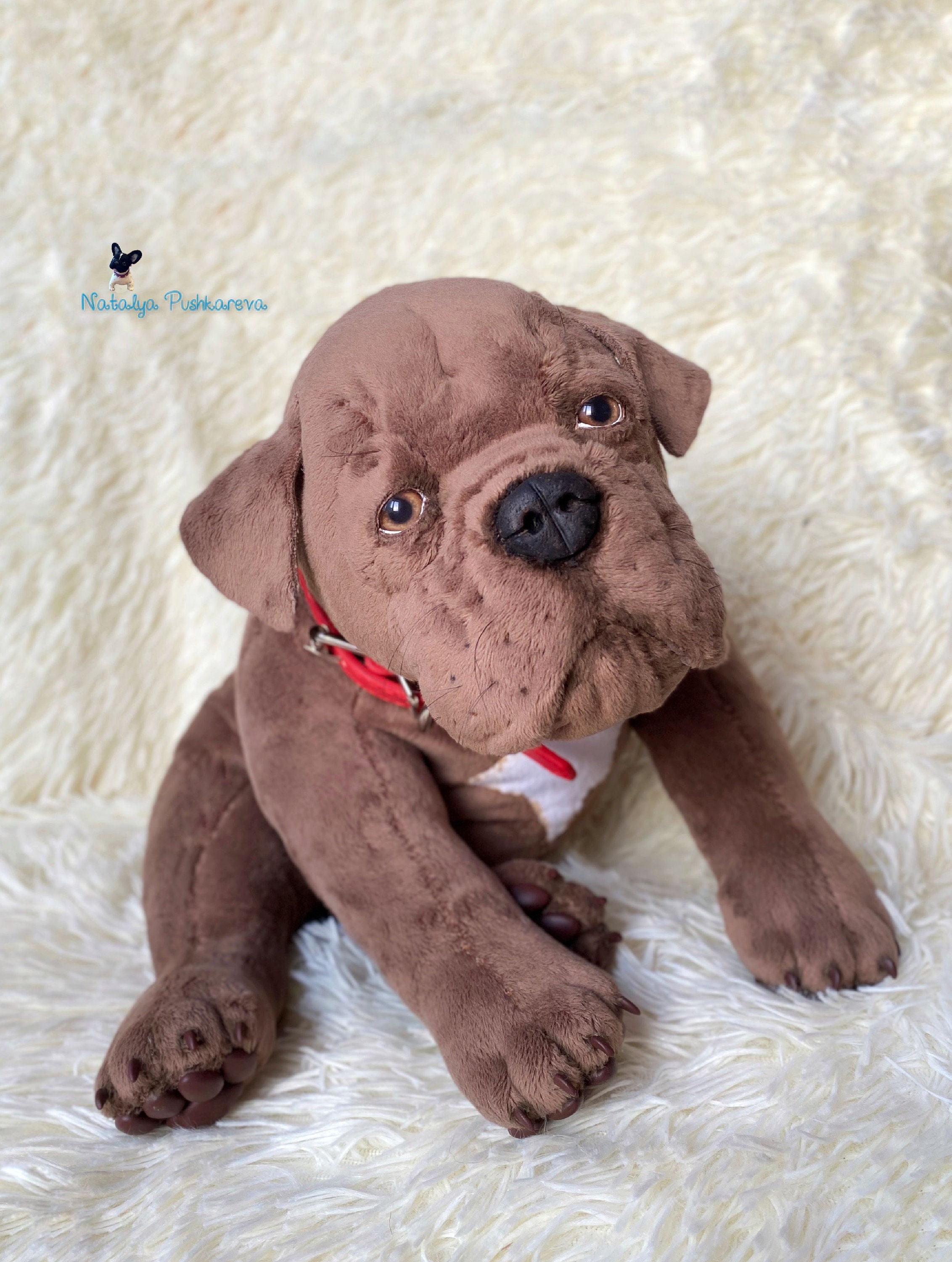 Realistic toy Cane Corso puppy/dog 165 in42cm MADE TO Etsy(05)