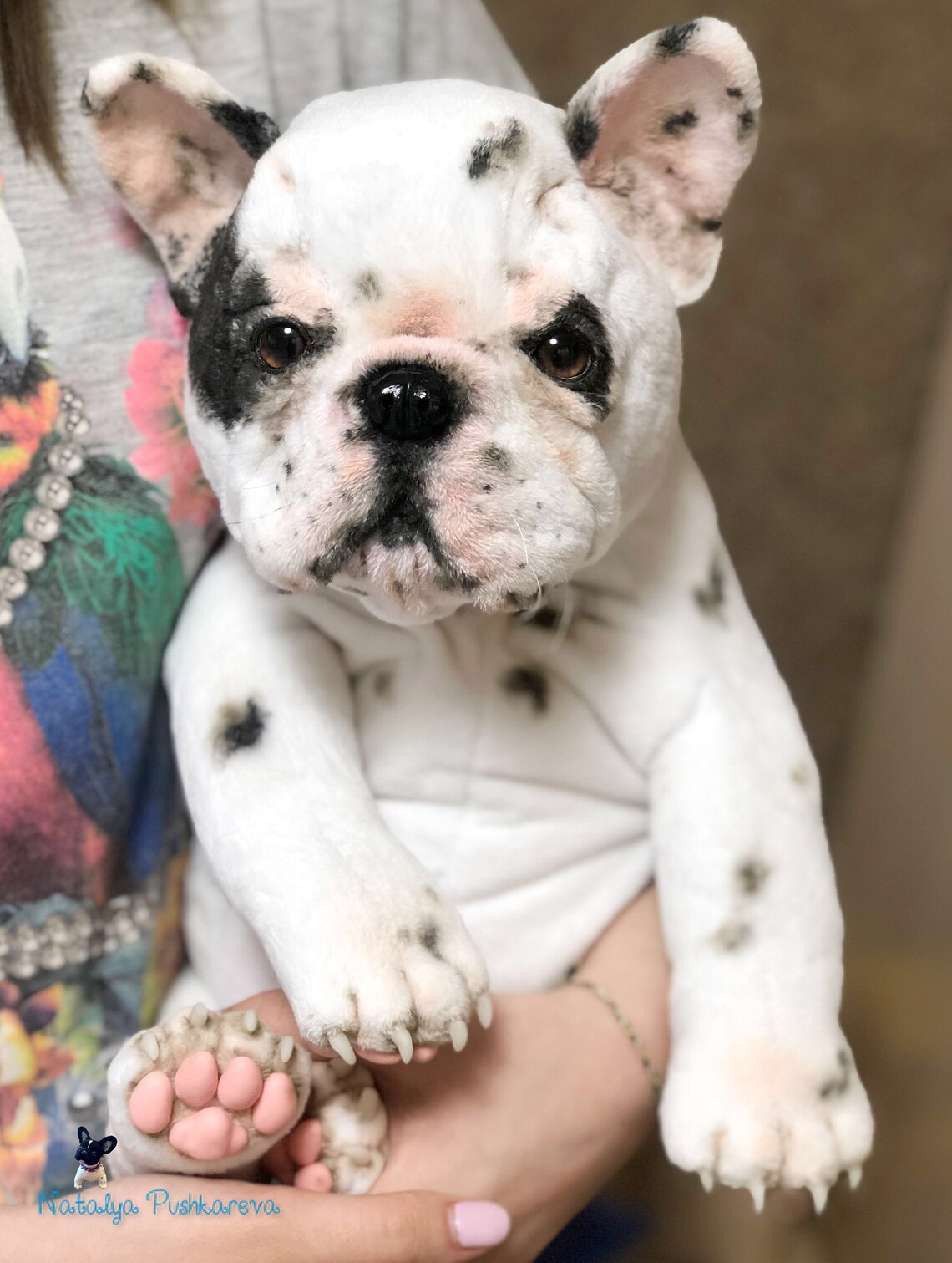 Realistisches Spielzeug Französische Bulldogge Welpe/Hund 15 Etsy