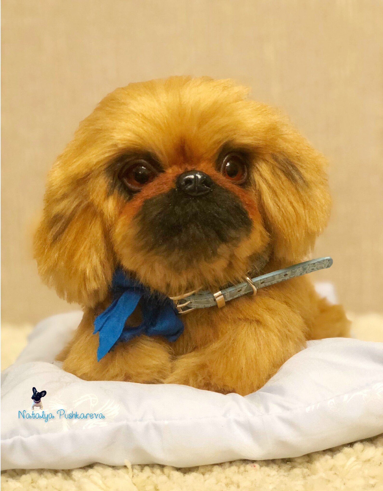 Realistic toy Pekingese puppy/dog 87 in22cm MADE TO ORDER Etsy