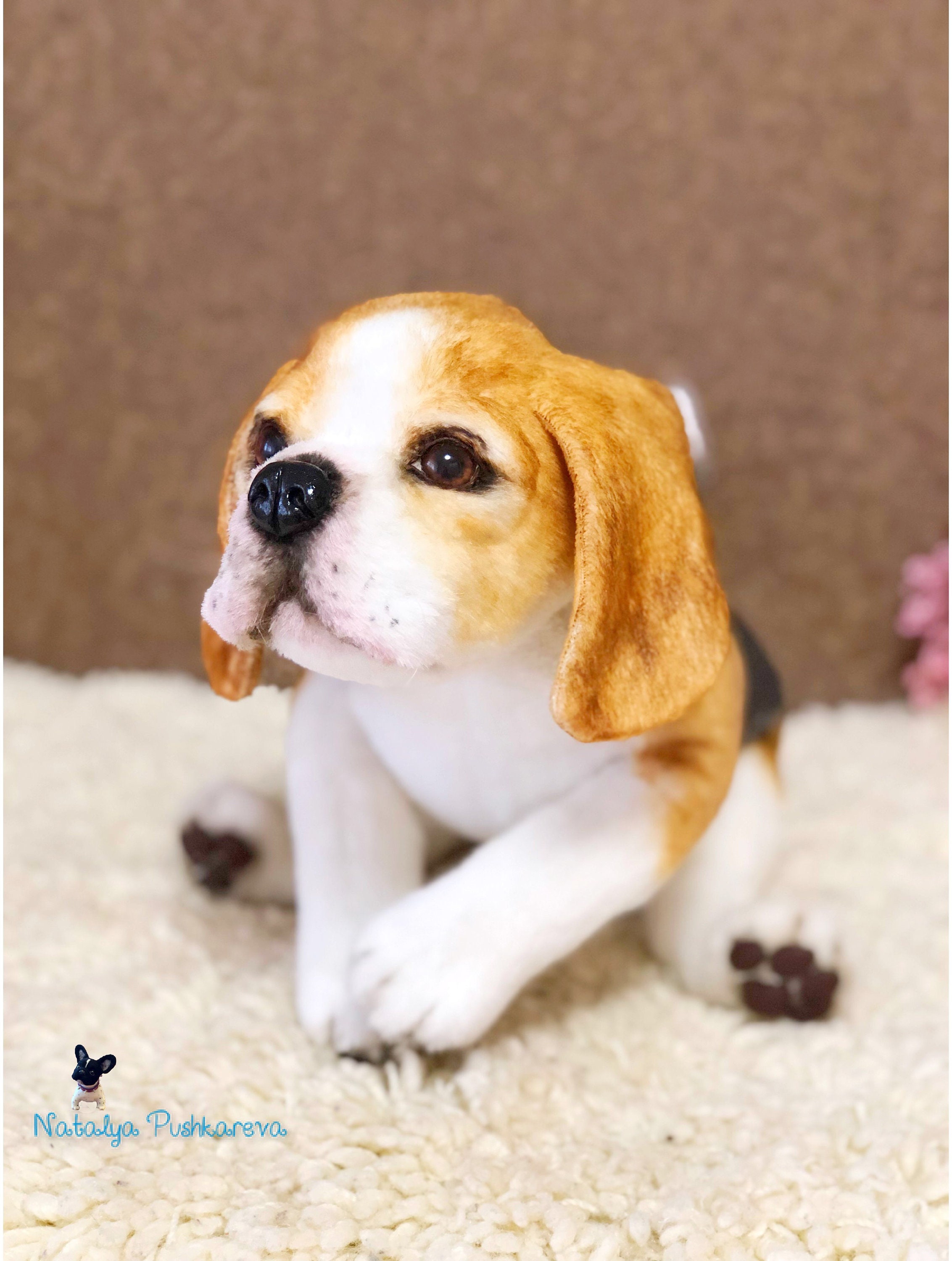 Realistic toy beagle puppy/dog 13 in33 cm MADE TO ORDER Etsy