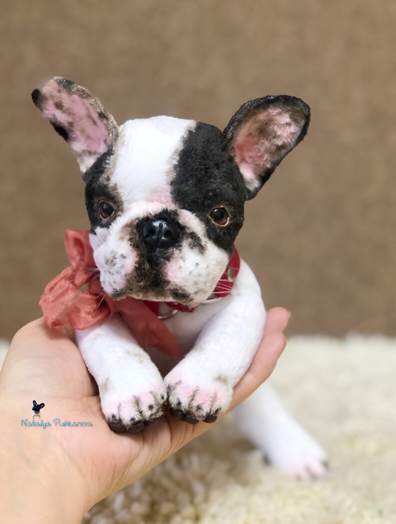 Realistic toy French Bulldogs puppy/dog 79in 20 cm Made to Etsy