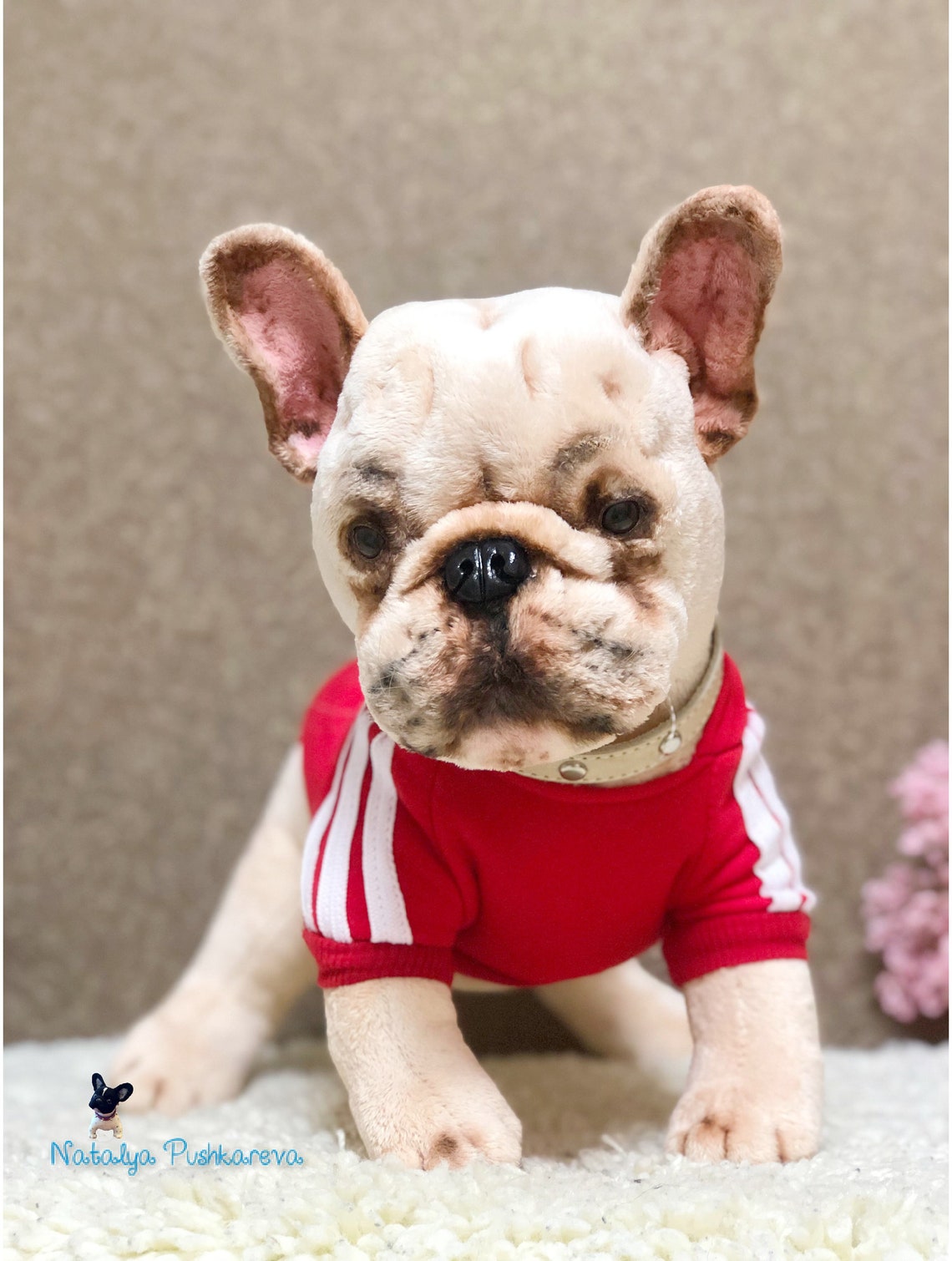 Realistic toy French Bulldog puppy/dog 146 in37 cm MADE TO Etsy