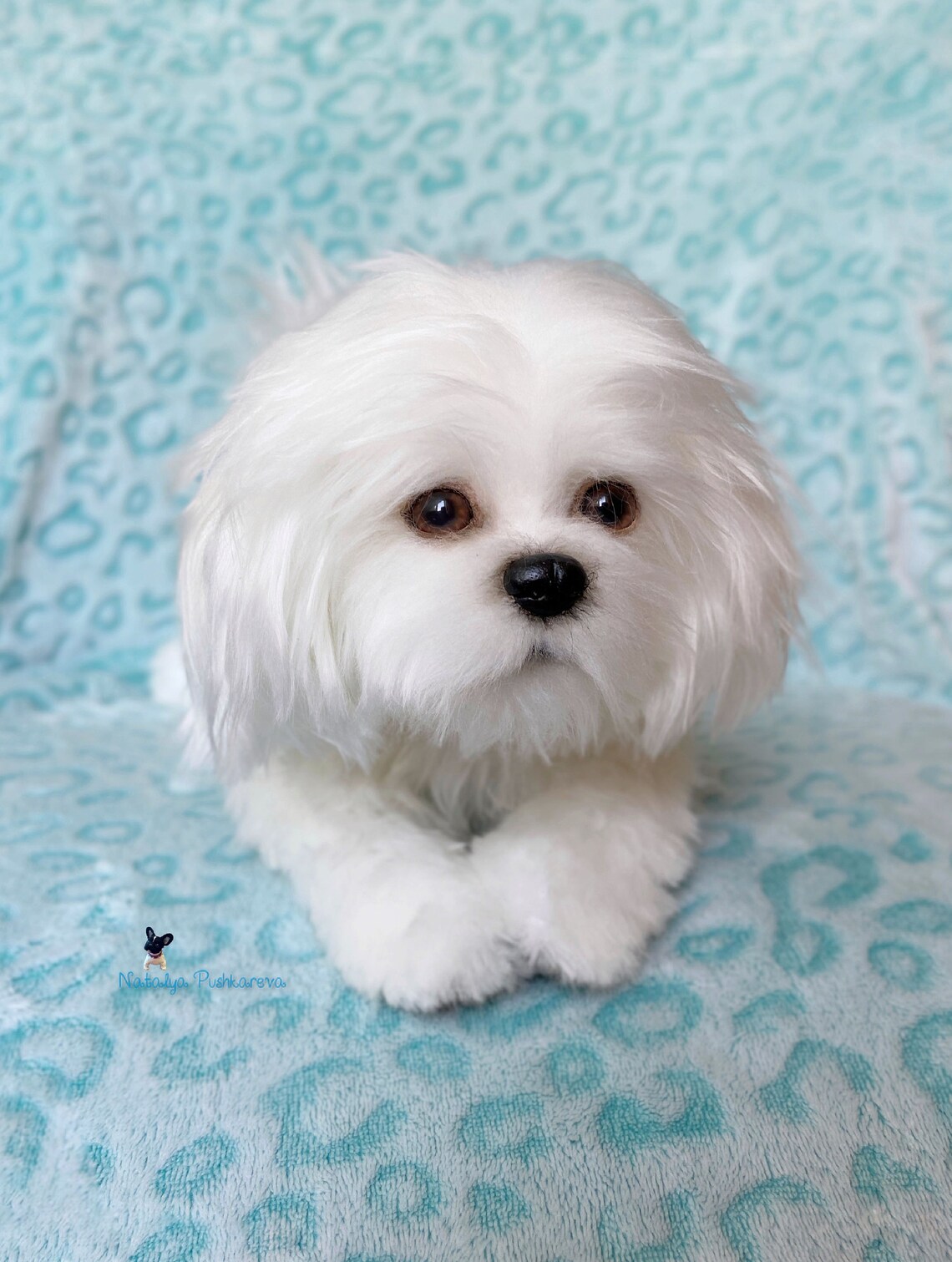 Realistic toy Dog/puppy Maltese 114 in29cm MADE TO ORDER Etsy
