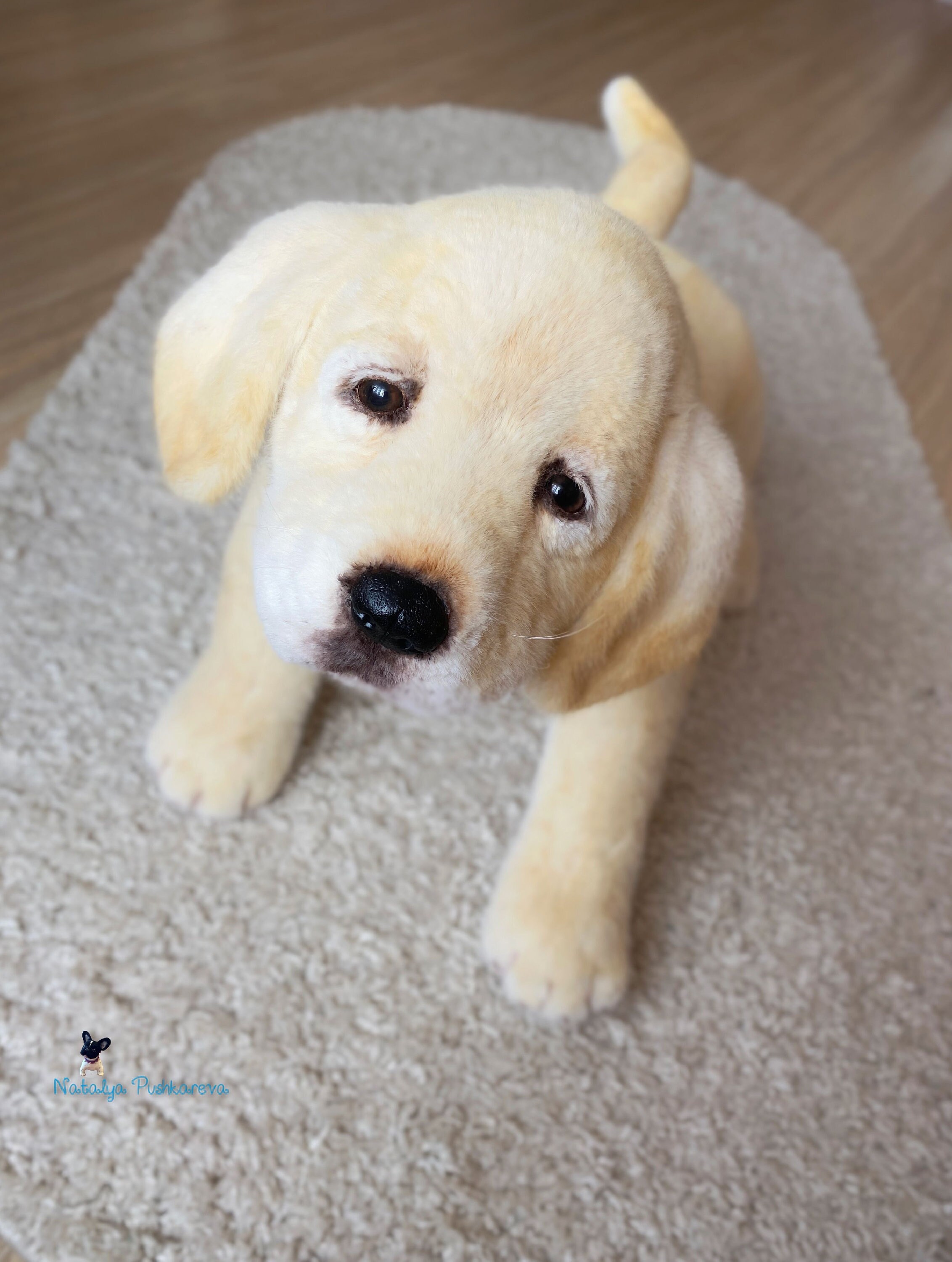 Realistic toy Labrador puppy/dog 213in 54 cm MADE TO Etsy