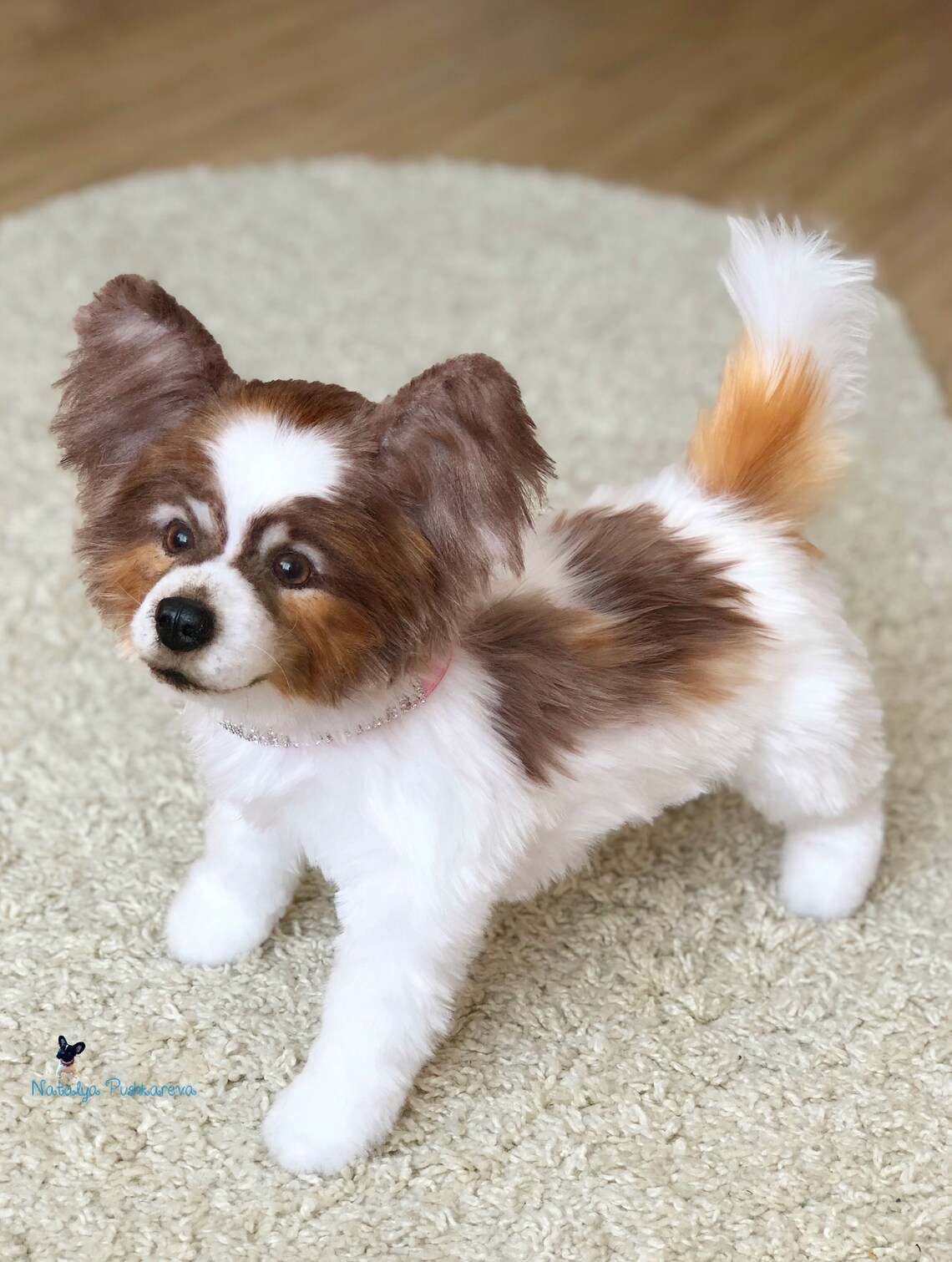 Realistic toy papillon puppy/dog 153 in 39cm MADE TO ORDER Etsy