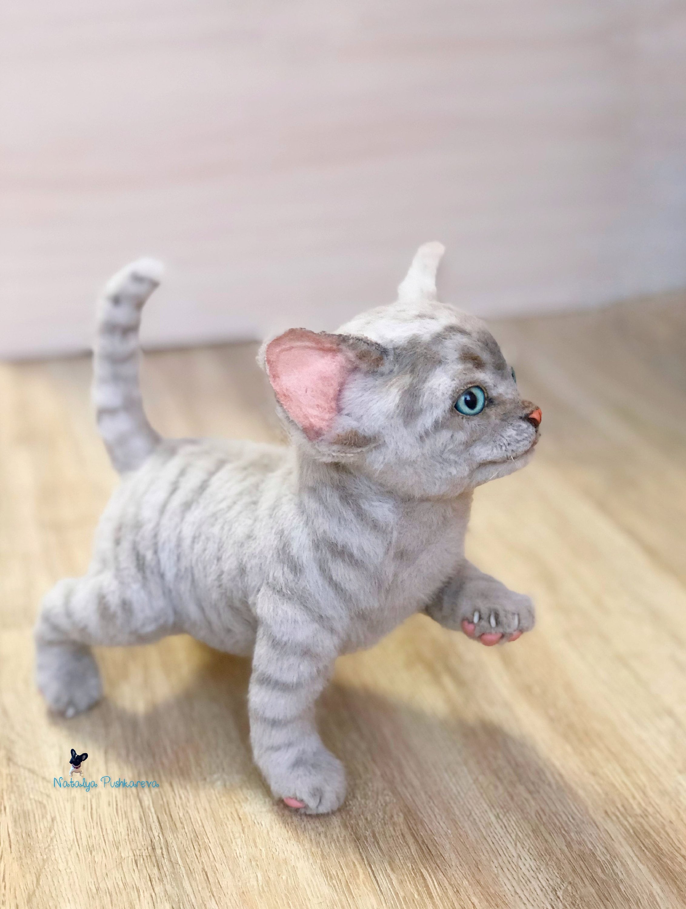 Realistic toy cat/kitten 9 in 23cm MADE TO ORDER | Etsy