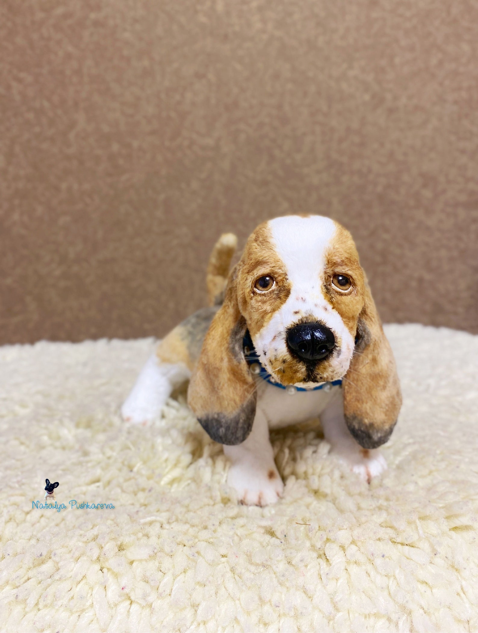 Realistic toy basset hound puppy/dog 83 in21 cm MADE TO Etsy