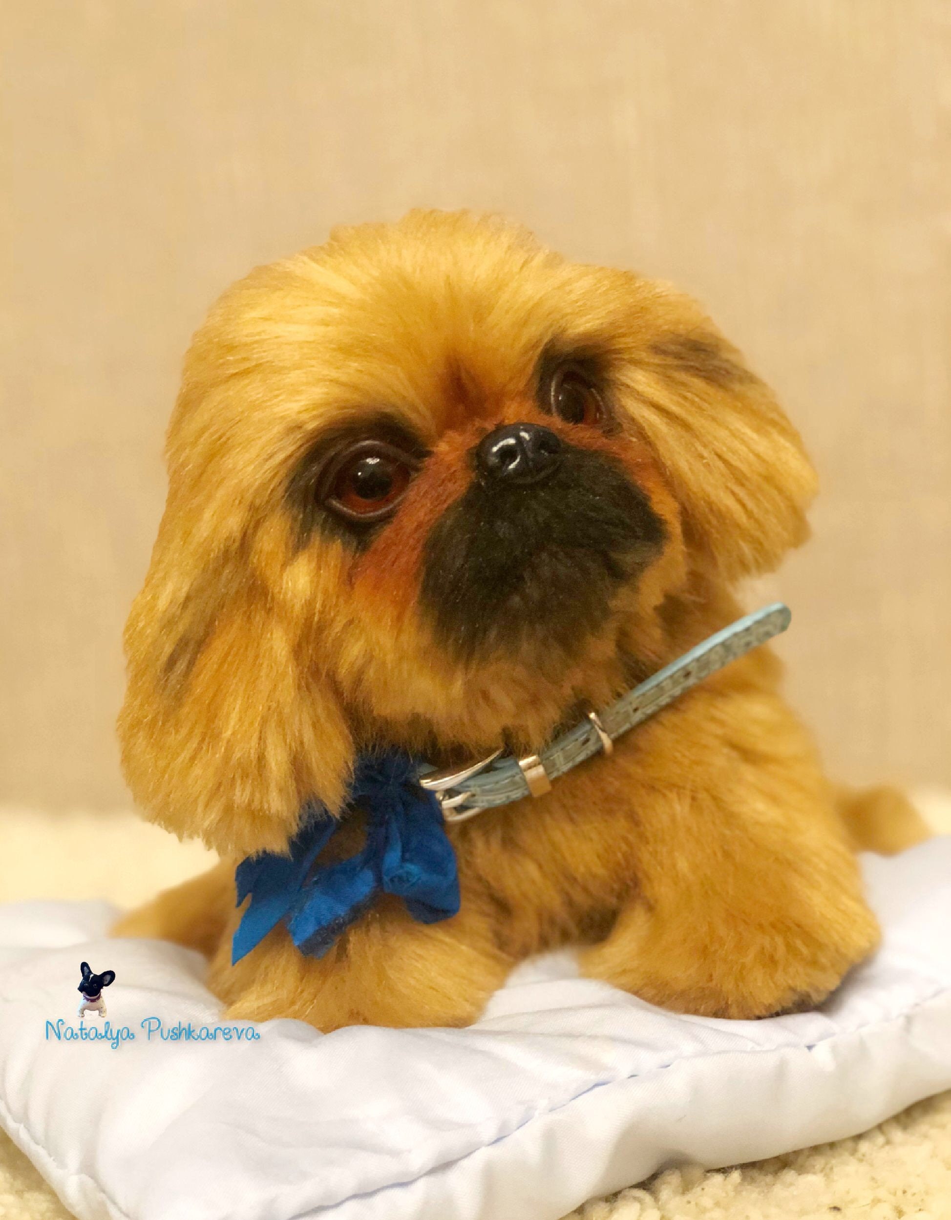 Realistic toy Pekingese puppy/dog 87 in22cm MADE TO ORDER Etsy