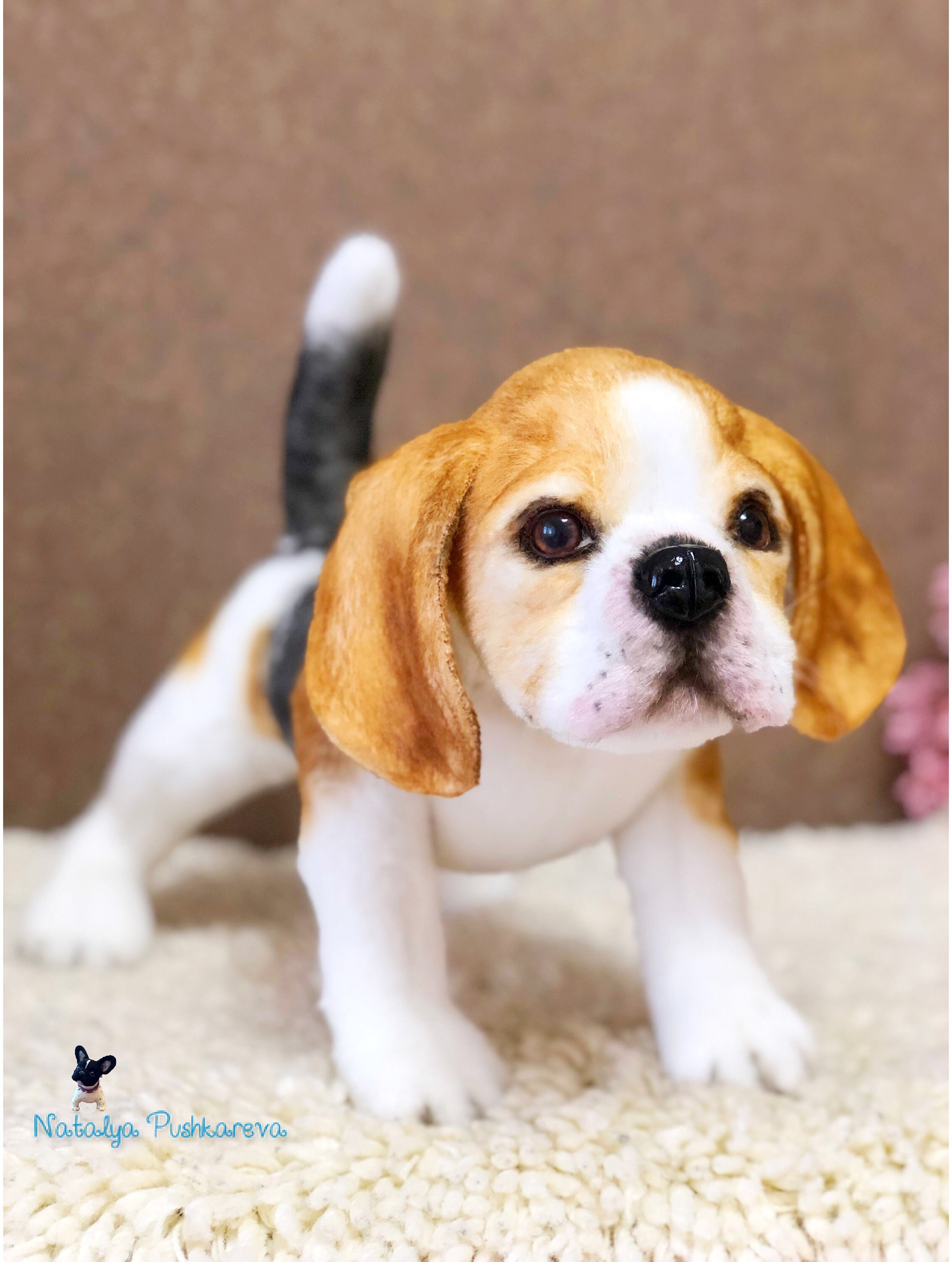 Realistic toy beagle puppy/dog 13 in33 cm MADE TO ORDER Etsy