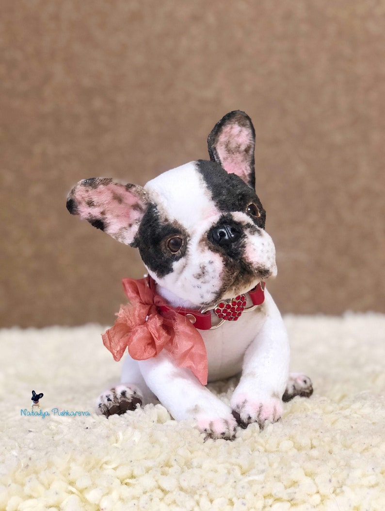 Realistic toy French Bulldogs puppy/dog 79in 20 cm Made to Etsy