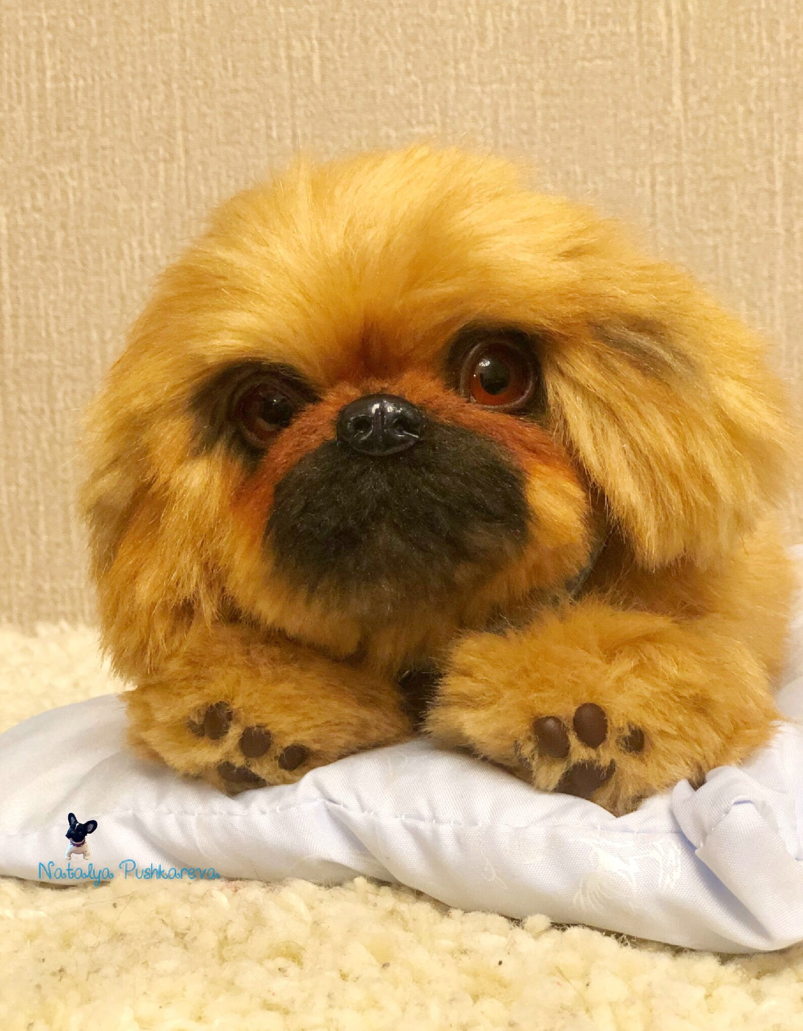 Realistic toy Pekingese puppy/dog 87 in22cm MADE TO ORDER Etsy