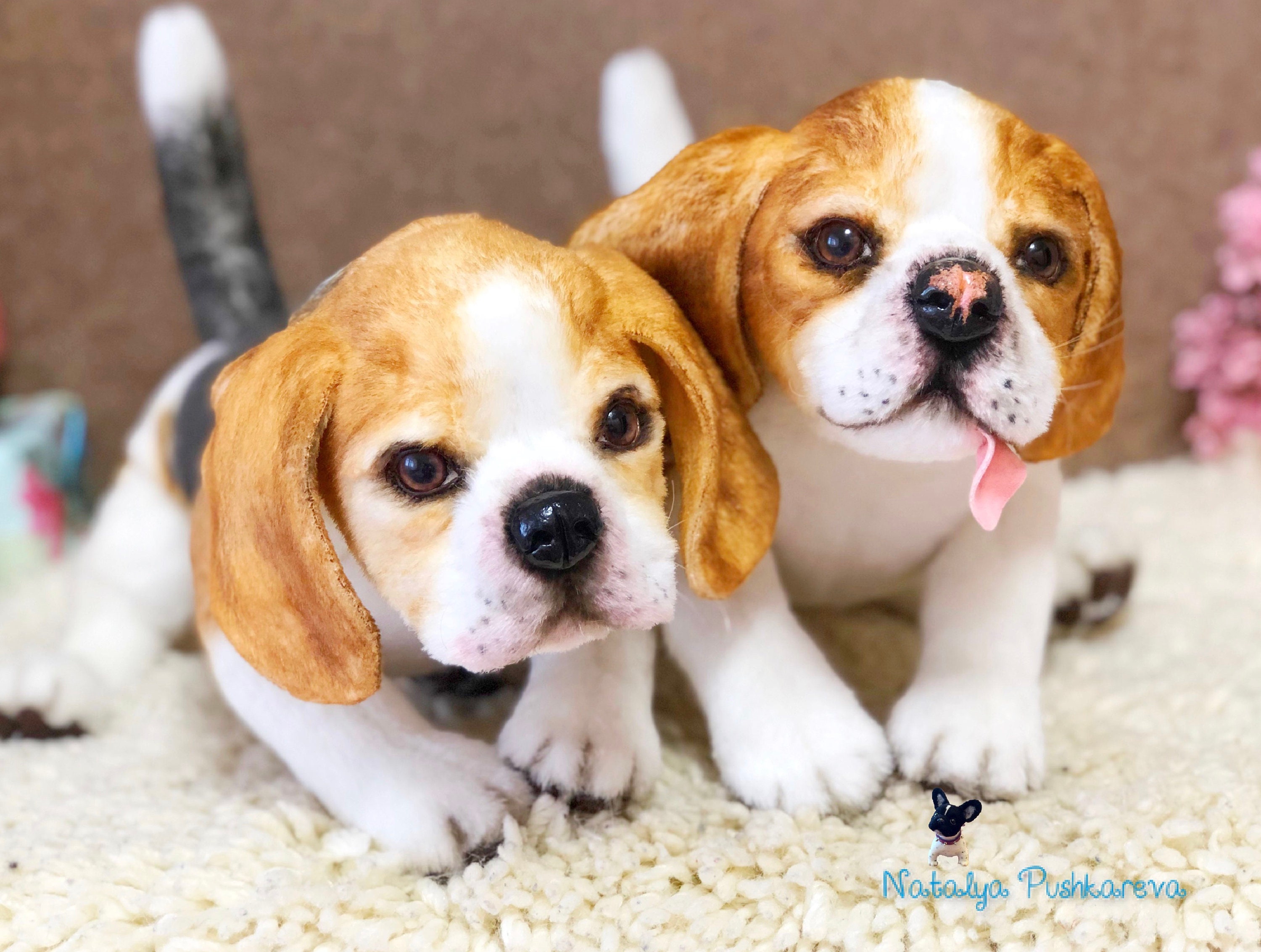 Realistic toy beagle puppy/dog 13 in33 cm MADE TO ORDER Etsy