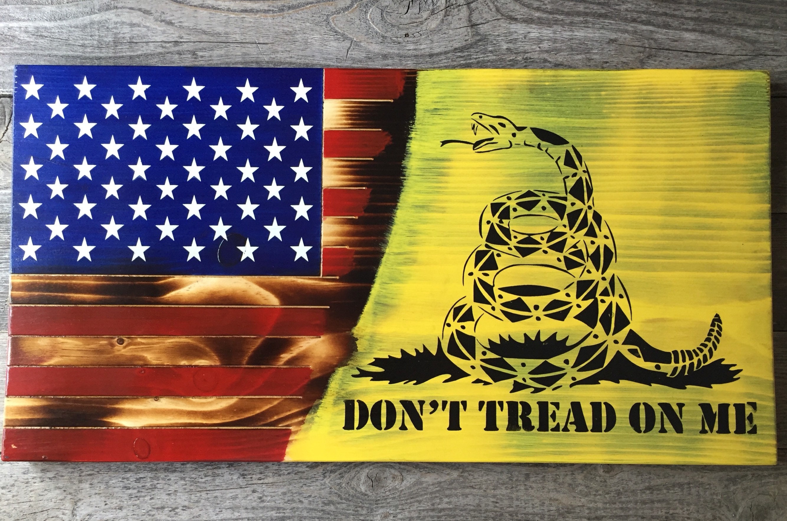 Dont Tread On Me Gadsden Flag American Revolutionamerican Etsy