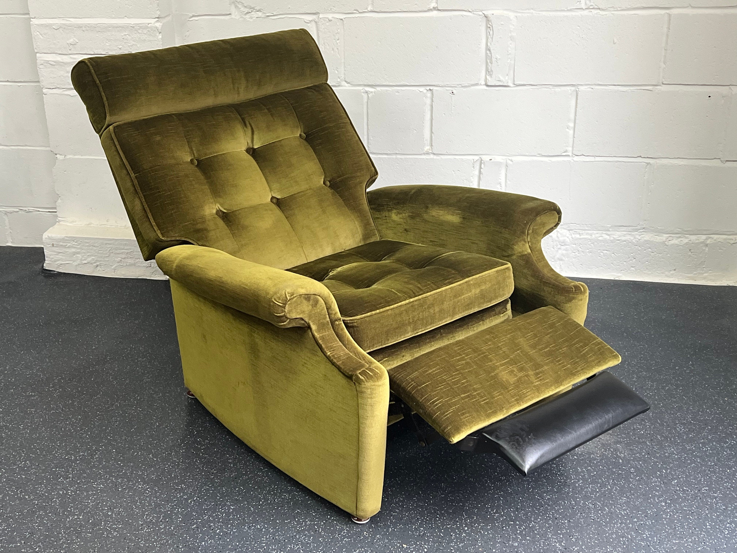 Vintage Norton Recliner Armchair Parker Knoll Midcentury (delivery