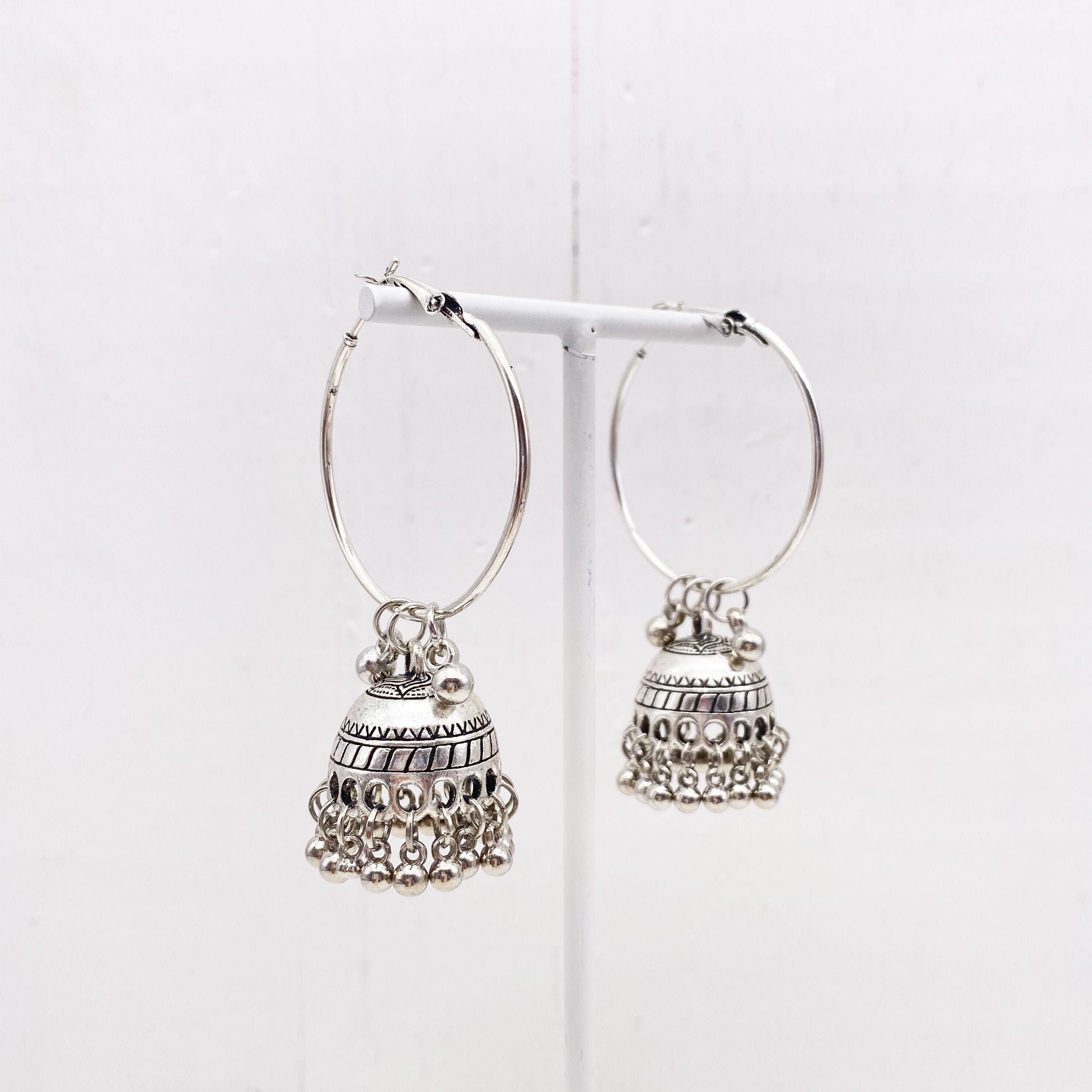 Silver shop jhumka online