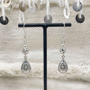 Silver earrings - Berber craftsmanship / Moroccan jewelry / Boho ethnic boho jewelry