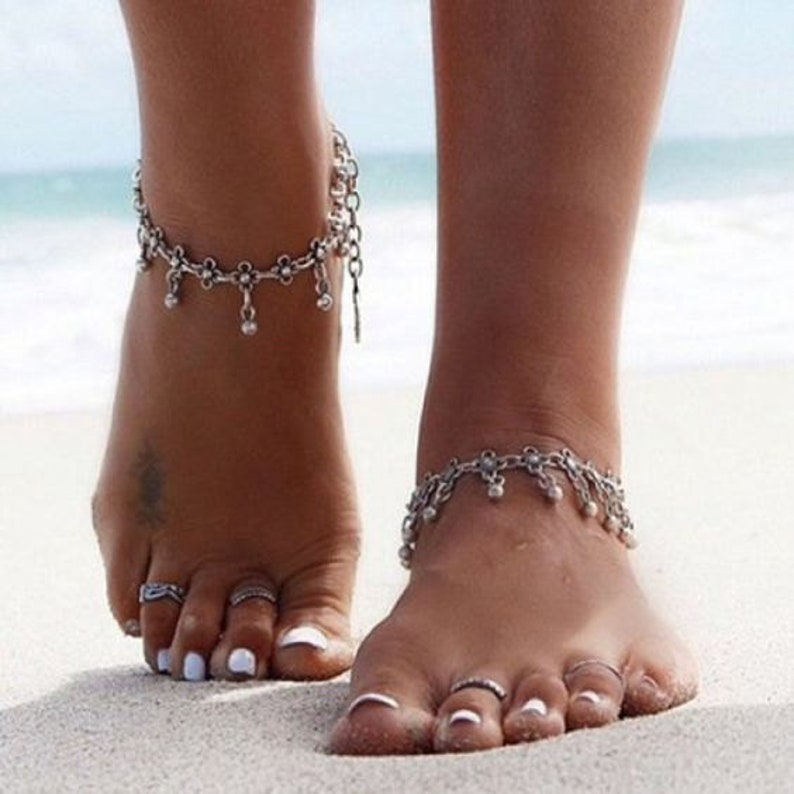 Summer vibes ankle bracelet / Boho gypsy boho jewelry.