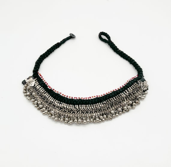 Vintage Afghan choker necklace, kuchi craftsmansh… - image 3