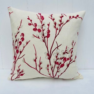 Cranberry coloured cushions deals