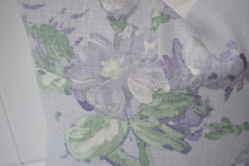 Laura Ashley Purple / Pale Violet Floral Cushion Violetta Etsy UK