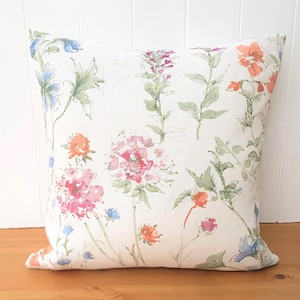 Laura Ashley Wild Meadow Sienna Cushion, with Zip Closure 16"