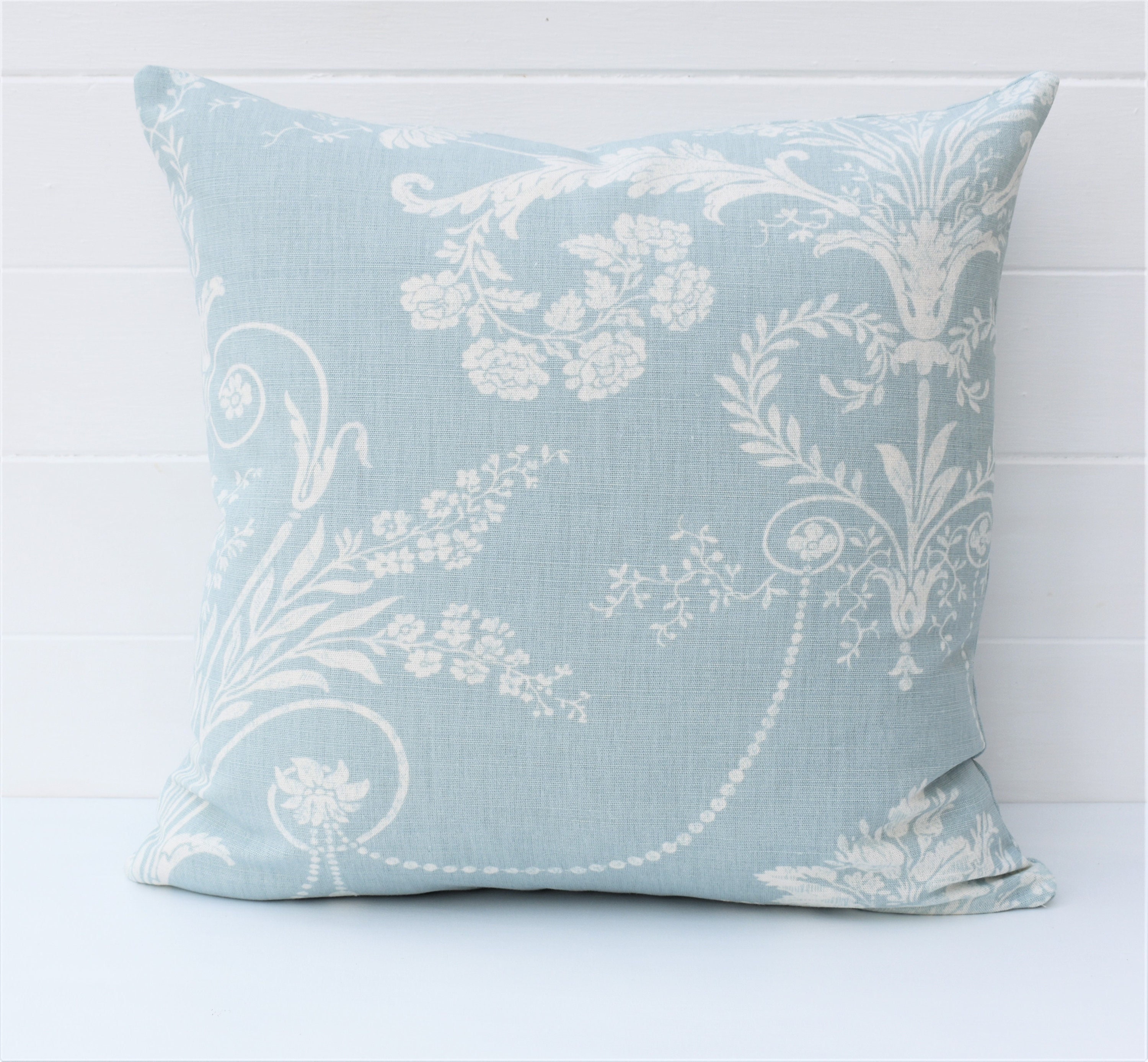 Eggshell blue cushions hotsell