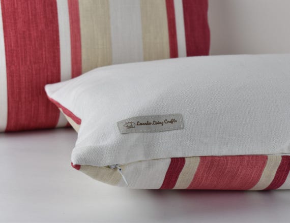 laura ashley red cushions