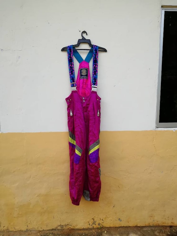 Vintage Phenix Multicolour Overall Ski Jumpsuits