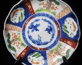 Antique Japanese Some-Nishiki Imari Plate - 9 3 8 quot c. 1880-90
