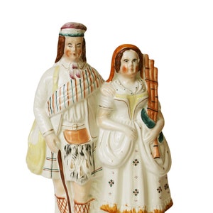 Victorian-Era Large Staffordshire Highlander 15&quot; Figure - c 1875