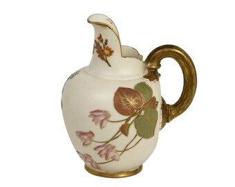 Royal Worcester 19thC. Blush Ivory Pitcher - 5&quot; - 1886