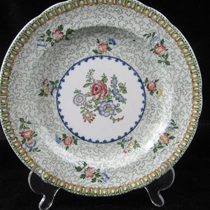 アンティーク COPELAND SPODE 9 インチ デザート プレート - コラモア - イギリス - 1910 年頃