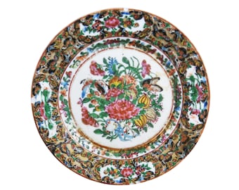 19th c. Chinese Export  "1000  Butterfly" Plate -1870-1880 - 7"
