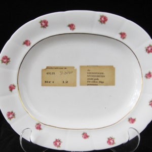 Swedish GUSTAVSBERG Mid-Century Oval Platter- 9 1/2&quot; - 1950&#39;s