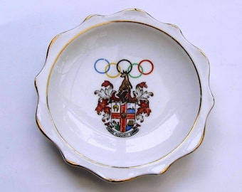Panneau Métal Vintage 10x14” – 1956 Jeux Olympiques De Melbourne, Déco Murale Aluminium
