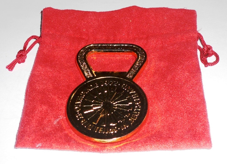 1972 Olympic Games Munich Original Souvenir Bottle OPENER 24k PLATED Gold NICE!!