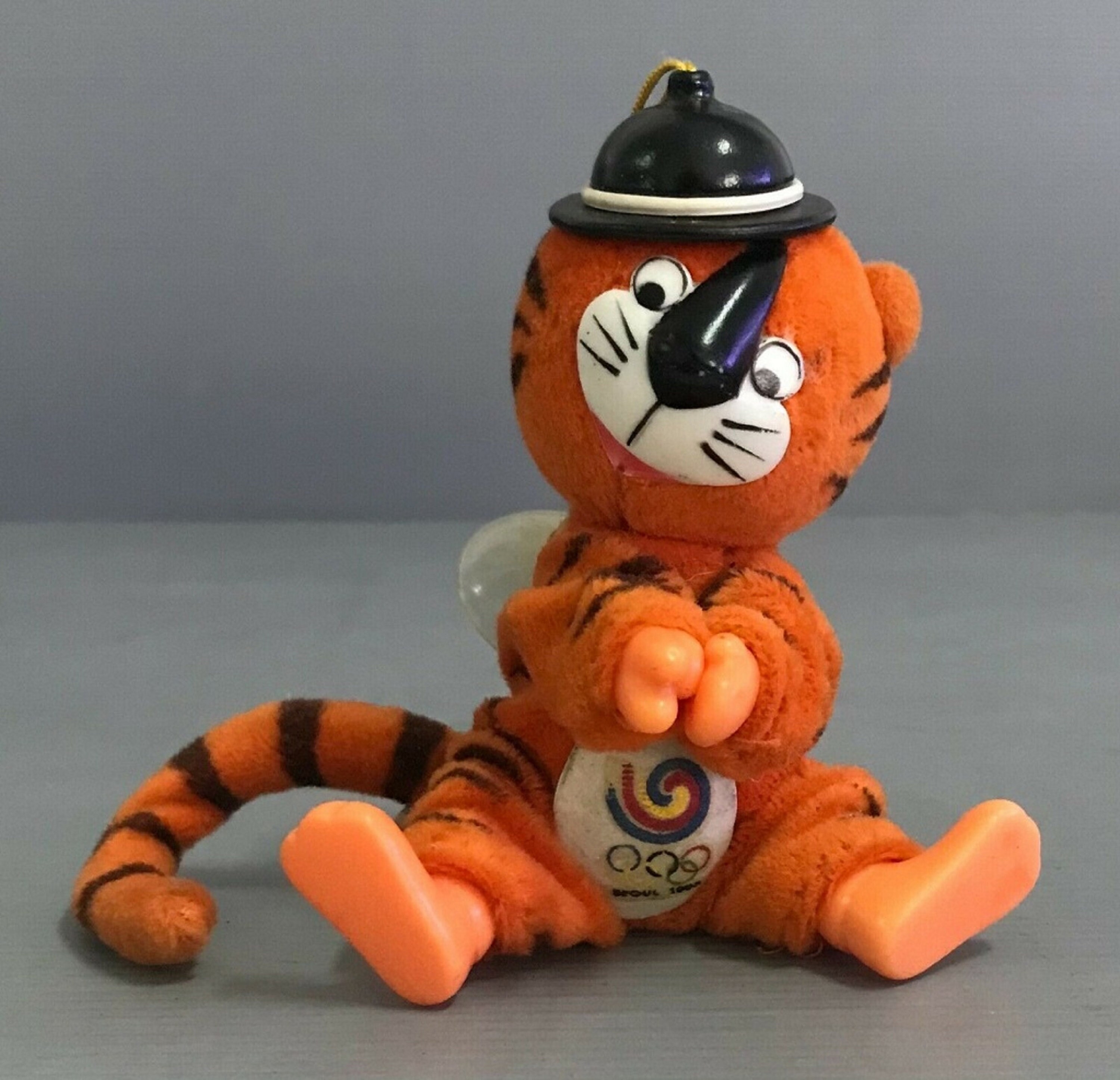 ソウル1988オリンピックのマスコット「ホドリ」ぬいぐるみ（箱とセット） 1988年ソウルオリンピック公式マスコット ホドリタイガー ぬいぐるみ